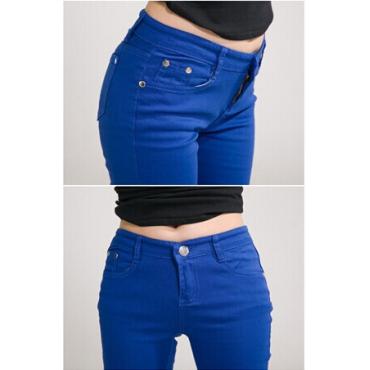 heiß Jeans Damen neue Damen Hose sexy Frühjahr elastischen Süssigkeiten Farbige Stift Hose Jeans Hosen