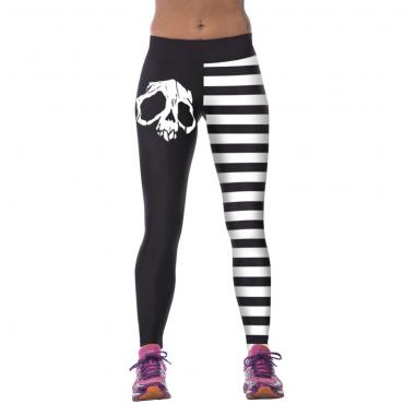 neue Mode Damen hohe Taille fitness Sport Hose 3d gedruckten Strecken laufen fitness Leggings