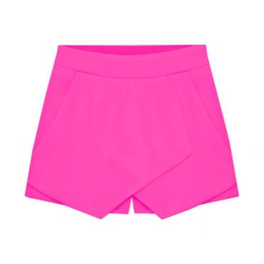 Zeitlich begrenzte angebot ließ saias jupe Röcke Damen Damen skorts Shorts helle Mini asymmetrischen 6 Farben