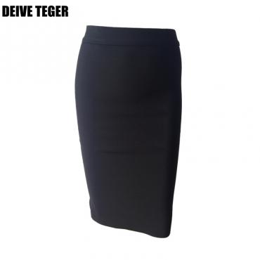 deive teger Grosshandel Versandkosten neues Pflaster Knielange Röcke Rock Damen 10 Farben 60cm hl1186