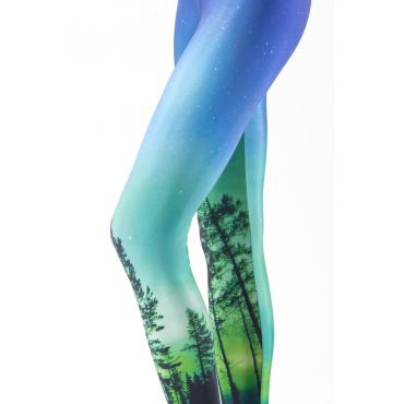 die xl Damen sexy Universum Galaxy Leggings Aurora skye Leggings Hose elastizität Mode Raum fallen