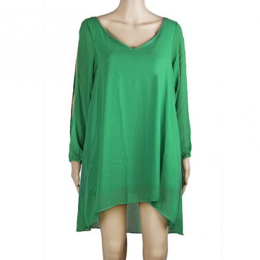 neue Sommer Chiffon kurzen Kleid Damen Locker sexy v Hals auch eine linie casual Mini Shirt Kleid mit Weissen stränden