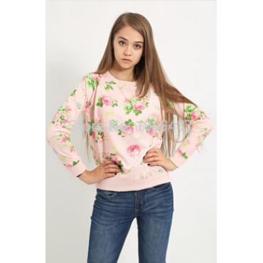 harbeth neuen Frühling im Herbst Damen Sweat Shirts Floral Pullover lässig Hoodies Baumwolle terry bedruckt o Hals