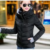 Elexs Winter tragen Damen Parkas zunehmen Farbe Damen Mäntel tw1504