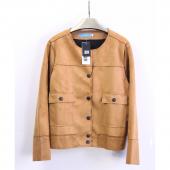 laisiyi Versandkosten neue Herbst Jacke Koreanischen Damen Wildleder Mantel slim lange Ärmel alle mit kurzen Jacken