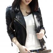 neuer Frühling im Herbst Damen Jacke Schwarze Mode ist 3xl pu Leder Motorrad kurz Outwear jaqueta Feminina Damen