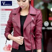 neuer Frühling im Herbst Damen Jacke Schwarze Mode ist 3xl pu Leder Motorrad kurz Outwear jaqueta Feminina Damen