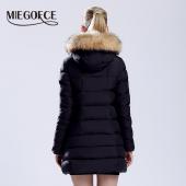 warme Jacke oder Mantel für Damen miegofce neue Winterkollektion Hochwertige weibliche warm Parka HalsBand von sable