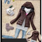 neue Mode Damen auf kurze Design Mantel Winter Baumwolle Gepolsterte  Jacke Damen slim solide reißverschluss df 081