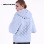 Ladyvostok neue Damen ultra Light auf Jacken warme Jacke Parkas Damen 12 270