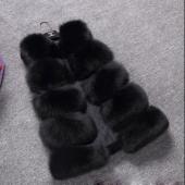 neues Design und Mode Winter Faux Fox Fell Pelz Weste Damen Westen Frau 'PelzMantel Jacke weiblichen Kolleginnen Pelz