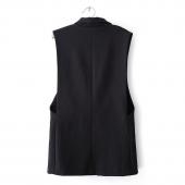 lange Weste Damen Ärmellose Jacke Feminino Wattierte Jacken berühmte Marke Blazer über Mode Weste Outwear