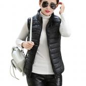 plus Size Herbst Wintermantel Damen Damen gilet Colete Feminino casual Weste Damen Ärmellose Weste Jacke aus Baumwolle