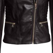 Top tragen Damen pu Lederjacke plus Grösse xs 4xl