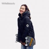 wadded Jacke Damen neue WinterJacke Damen Baumwolljacke slim Parkas Damen Wintermantel und s Grösse xxxl