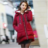 Winter Jacke Damen neue Europa Mode weiten Mantel weibliche mittellang und Verkleinern sie park Jacken für Damen