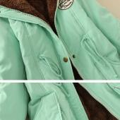 warme Winter Verdickung Pelzkragen Mäntel Jacken für Damen und lange unten Parka plus Size Parka Hoodies Hochwe