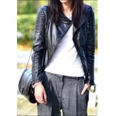 neue Mode Herbst Winter Damen Marke Faux weichen Lederjacken Schwarzen Blazer reißverschlüsse Mantel Motorrad