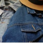 bf wind im Herbst und Winter die Jeans Jacke Vintage Harajuku oVerSize Lose Damen Damen Jeans Jacke solide slim