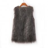 sali 1 PC Mantel s m l xl xxl Ärmellose Jacke xxxl Damen Weste lange Haare Jacke und Weste