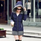 yuoomuoo Parkas Damen WinterJacke Koreanischen Mode lange trick weibliche warm Daunenjacke Damen plus Size Parka Mantel