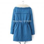 Winter neue berber Fleece Jacke Mantel Damen Bekleidung napka weibliche jaquetas slim lange Jacken Parkas