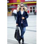 neue Frau Wintermantel wadded Jacke mittellang und Grösse 4xl Parka Pelzkragen Verdickung Hood abrigos weibliche snow