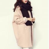 Winter Mode Damen neue Jacke lange Ärmel mittlerer bis hoher Qualität Wolle Jacke Locker super warm Wolle und Fell