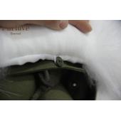 neue Damen Winter Armee Grüne Jacke Mäntel Dicken Parkas und Grösse echter waschbär Pelzkragen Vermummte Outwear 5 day