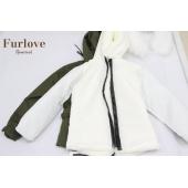 neue Damen Winter Armee Grüne Jacke Mäntel Dicken Parkas und Grösse echter waschbär Pelzkragen Vermummte Outwear 5 day