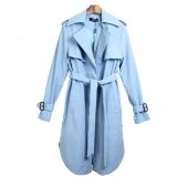 neue Frühjahr casual Mode Damen Trenchcoat lange OberBekleidung frei Kleider für Lady c0246 gute Qualität