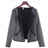 jimshop Damen höchstens neue Herbst Damen lange Ärmel gitter Tartan Strickjacke Mantel Jacke Outwear Bluse Versandkost