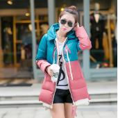 Winter Damen wadded Jacke Rot weibliche mittellang plus Size Lady lässig runter wadded Verdickung Werkzeuge Mantel sc