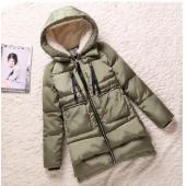 Winter Damen wadded Jacke Rot weibliche mittellang plus Size Lady lässig runter wadded Verdickung Werkzeuge Mantel sc