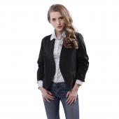 Mode Damen kurze Mäntel Süssigkeiten Farbe lässige Jacken drei viertel Ärmel slim art Lady Anzüge