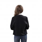 Mode Damen kurze Mäntel Süssigkeiten Farbe lässige Jacken drei viertel Ärmel slim art Lady Anzüge