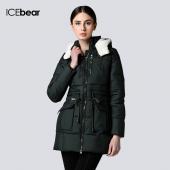 der lange Winter purelife icebear Marke Mode Kleidung Jacke und Mädchen und Damen im Parka 14g6206p Grösse