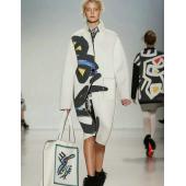 Top 2017 Baumwolle Hals Mantel weibliche Mantel gekritzel Print Parka Outwear edel elegant Verpackt Jacken Damen