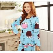 heiße Damen Mode süße Damen Pyjama Tier indoor Bekleidung zu Hause Anzug Nachtwäsche Frühjahr lange Ärme