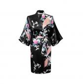 Seide Kimono Robe BadeMantel Damen Satin Robe BadeMantel longue Femme für Damen sexy Roben Nacht für Nacht wachsen
