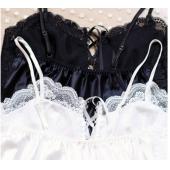 Sommer schleuder dessous sexy Nachthemd Tiefen v Hals eis Seide atmungsaktive Spitzen Nachthemd Damen Damen Nachtw