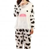 die neue Herbst Winter im Chinesischen Stil Damen Schlafen Lose Grösse Pyjamas Damen comic bär Nachtwäsche Paar