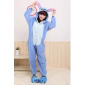 der Blau Rosa stich Strampler Erwachsenen unisex Cosplay kostüm SchlafAnzug in einer Partei Nachtwäsche für erwachse