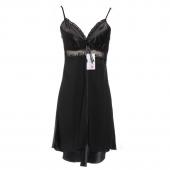 neuer Damen sexy Seide Spitzen Nachthemden Chiffon Spaghetti Riemen Sommer Nachtwäsche Nachtwäsche 6 Farben s m l