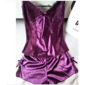 Damen zauberhaften 2 Stück cami hat Nachtwäsche sexy Spitzen Schlafanzüge Setzt Damen Mode weichen Bluse