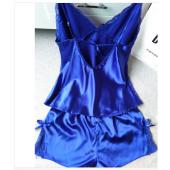 Damen zauberhaften 2 Stück cami hat Nachtwäsche sexy Spitzen Schlafanzüge Setzt Damen Mode weichen Bluse