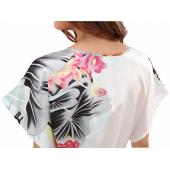 heißes Verkauf Mode Lady Sommer Gewand Chinesische Damen Seide Rayon Bad Kleid Yukata Nachthemd nuiSette