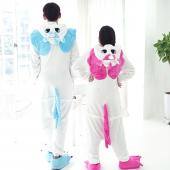 neue Flanell Einhorn Pijama Cartoon Cosplay Erwachsenen unisex Homewear süß Onesies für Erwachsene Tier Pyjama Pyjama