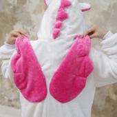 neue Flanell Einhorn Pijama Cartoon Cosplay Erwachsenen unisex Homewear süß Onesies für Erwachsene Tier Pyjama Pyjama