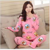neue süße Baumwolle Womens Pyjama Tier kleine Katze indoor Bekleidung zu Hause Anzug Nachtwäsche Winter Pyjama Frau